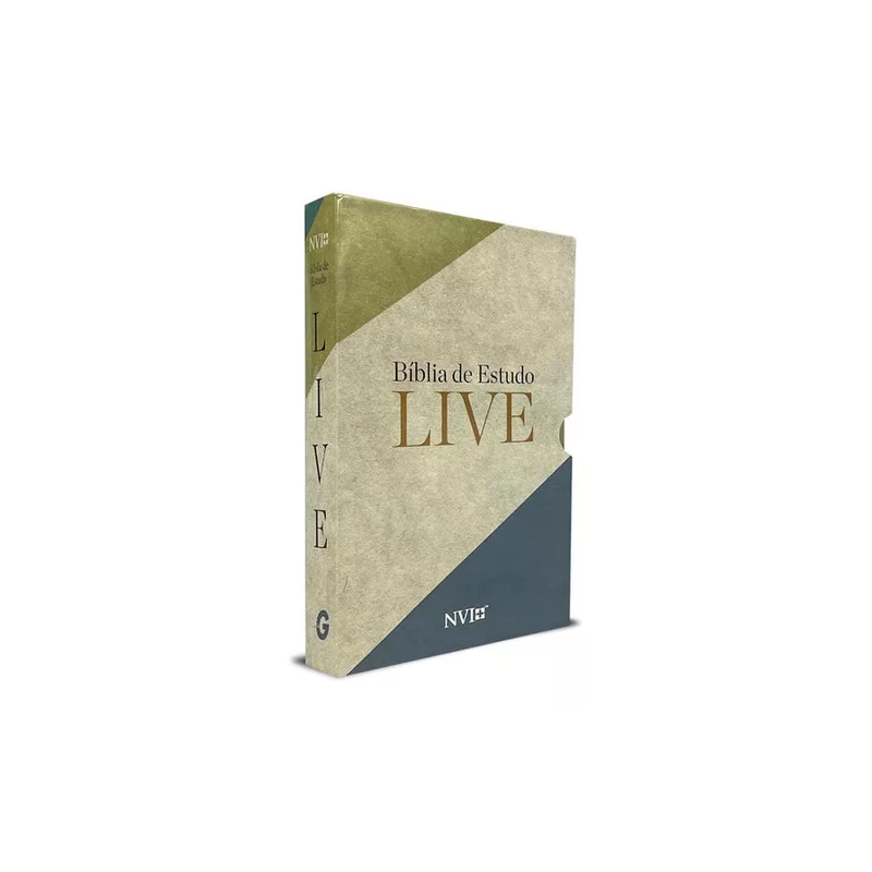 Bíblia De Estudo Live | Nvi Letra Média Capa Luxo Live Flow